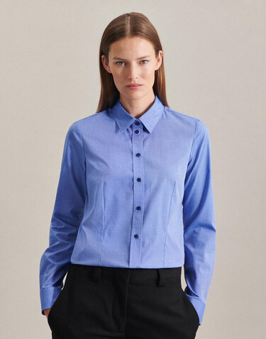 Seidensticker Seidensticker Regular Fit 1/1 Kent Women, Dark Blue, 44 bedrucken, Art.-Nr. 744202086