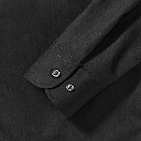 Russell Europe Ladies` Cotton Poplin Shirt LS, White, XS (34) bedrucken, Art.-Nr. 746000002