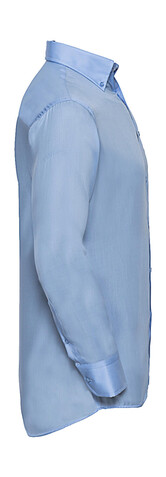 Russell Europe Men`s LS Ultimate Non-iron Shirt, Bright Sky, S/15" bedrucken, Art.-Nr. 756003101