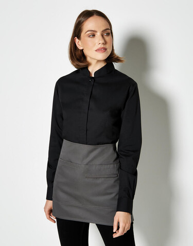 Kustom Kit Women`s Tailored Fit Mandarin Collar Shirt, Black, L bedrucken, Art.-Nr. 759111014 Kustom Kit Women`s Tailored Fit Mandarin Collar Shirt, Black, L bedrucken, Art.-Nr. 759111014