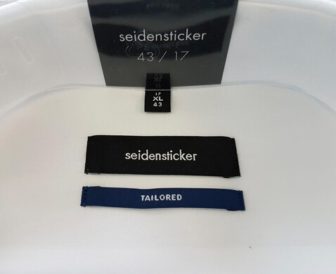 Seidensticker Seidensticker Shaped Fit 1/2 Business Kent, Black, 39 bedrucken, Art.-Nr. 759201012