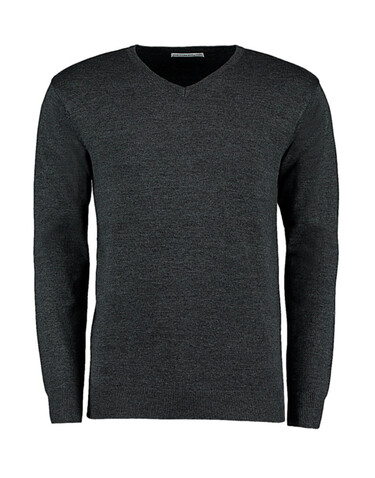 Kustom Kit Classic Fit Arundel V Neck Sweater, Graphite, XS bedrucken, Art.-Nr. 762111312 Kustom Kit Classic Fit Arundel V Neck Sweater, Graphite, XS bedrucken, Art.-Nr. 762111312