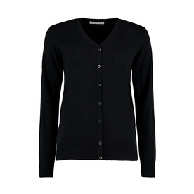 Kustom Kit Women`s Classic Fit Arundel V Neck Cardigan, Black, 2XS bedrucken, Art.-Nr. 774111011 Kustom Kit Women`s Classic Fit Arundel V Neck Cardigan, Black, 2XS bedrucken, Art.-Nr. 774111011