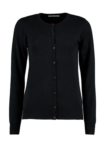 Kustom Kit Women`s Classic Fit Arundel Crew Neck Cardigan, Black, 3XL bedrucken, Art.-Nr. 775111018