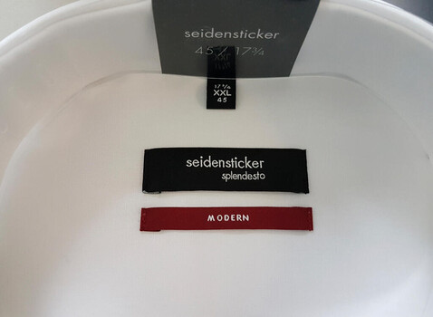 Seidensticker Seidensticker Regular Fit 1/2 Business Kent, White, 41 bedrucken, Art.-Nr. 775200003