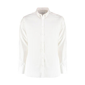 Kustom Kit Slim Fit Stretch Oxford Shirt LS, White, XS bedrucken, Art.-Nr. 776110002 Kustom Kit Slim Fit Stretch Oxford Shirt LS, White, XS bedrucken, Art.-Nr. 776110002