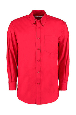 Kustom Kit Classic Fit Premium Oxford Shirt, Red, M bedrucken, Art.-Nr. 778114003