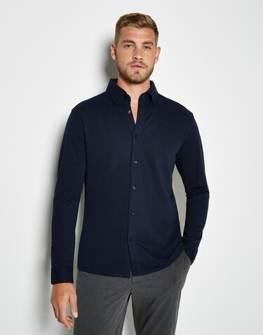 Kustom Kit Tailored Fit Superwash® 60º Pique Shirt, White, S bedrucken, Art.-Nr. 779110003