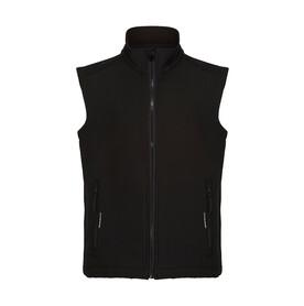 Regatta Junior Ablaze Softshell Bodywarmer, Black/Black, 3-4 (104) bedrucken, Art.-Nr. 779171522