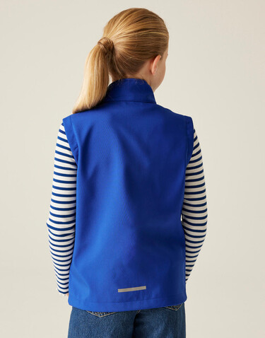 Regatta Junior Ablaze Softshell Bodywarmer, Black/Black, 3-4 (104) bedrucken, Art.-Nr. 779171522