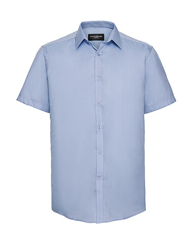 Russell Europe Men`s Herringbone Shirt, White, S (15&quot;) bedrucken, Art.-Nr. 783000003