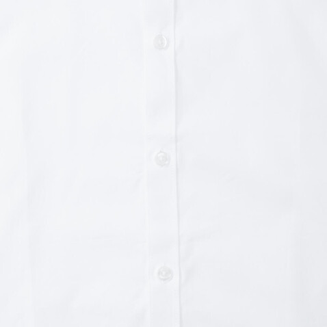 Russell Europe Men`s LS Ultimate Stretch Shirt, White, S bedrucken, Art.-Nr. 788000003