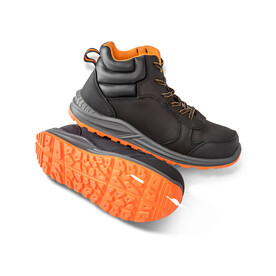 Result Stirling Safety Boot - Größe 36, Black/Grey/Orange, 36 (UK 3) bedrucken, Art.-Nr. 795331970