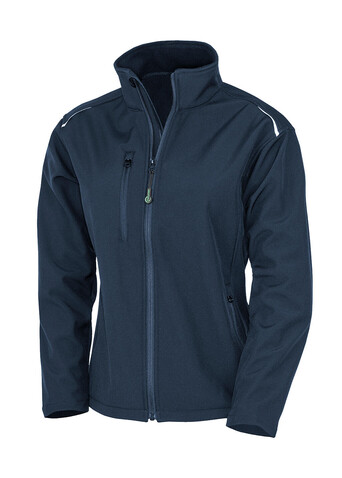 Result Womens Recycled 3-Layer Printable Softshell Jacket, Navy, L bedrucken, Art.-Nr. 796332005