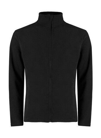 Kustom Kit Classic Fit Full Zip Fleece, Black, M bedrucken, Art.-Nr. 870111014