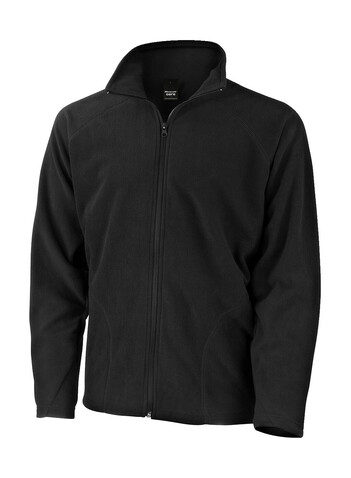 Result Microfleece Jacket, Black, L bedrucken, Art.-Nr. 801331015