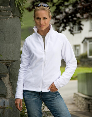Result Microfleece Jacket, White, S bedrucken, Art.-Nr. 801330003