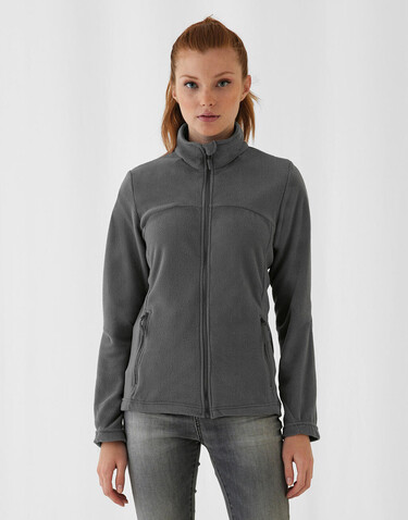 B &amp; C Coolstar/women Fleece Full Zip, Black, M bedrucken, Art.-Nr. 802421014