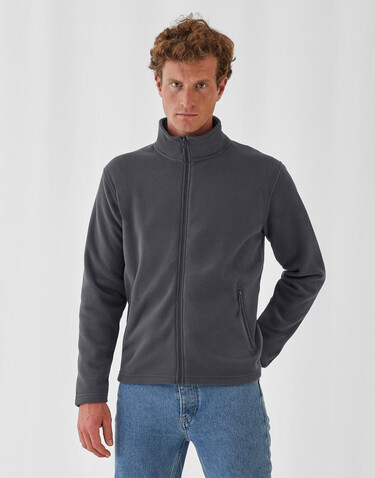 B &amp; C ID.501 Micro Fleece Full Zip, Red, XS bedrucken, Art.-Nr. 803424002