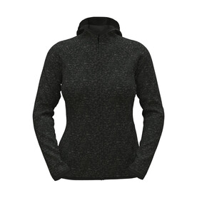 Stedman Lux Hooded Knit Fleece Jacket for women, Black Opal Heather, S bedrucken, Art.-Nr. 805051042