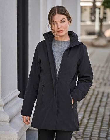 Tee Jays Womens All Weather Parka, Deep Navy, 2XL bedrucken, Art.-Nr. 805542027