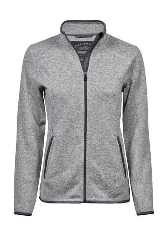 Tee Jays Ladies` Outdoor Fleece Jacket, Black, S bedrucken, Art.-Nr. 811541013