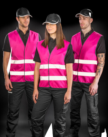 Result Core Enhanced Visibility Vest, Fluorescent Yellow, S/M bedrucken, Art.-Nr. 812336054