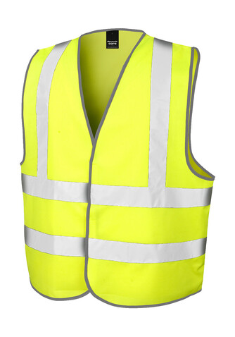 Result Hi-Vis Motorway Vest, Fluorescent Yellow, 2XL/3XL bedrucken, Art.-Nr. 813336058