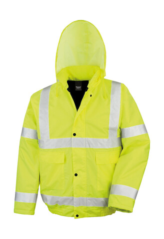Result Core Hi-Vis Winter Blouson, Fluorescent Orange, M bedrucken, Art.-Nr. 819334054