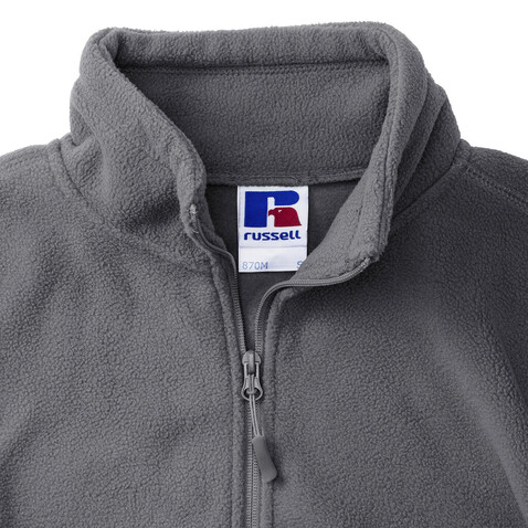 Russell Europe Men`s Full Zip Outdoor Fleece, Burgundy, 3XL bedrucken, Art.-Nr. 820004488