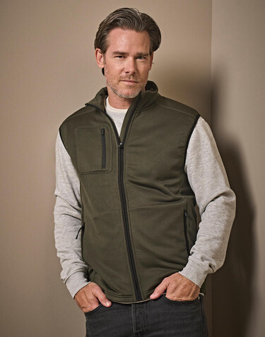 Tee Jays Stretch Fleece Bodywarmer, Black, XS bedrucken, Art.-Nr. 820541012