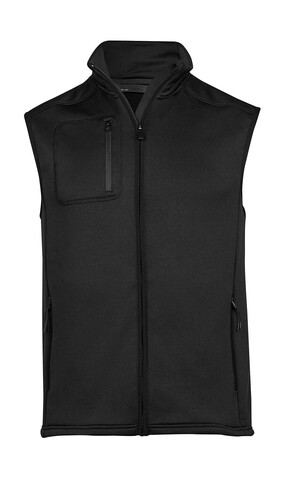Tee Jays Stretch Fleece Bodywarmer, Black, XS bedrucken, Art.-Nr. 820541012