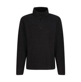 Regatta Micro Zip Neck Fleece, Black, S bedrucken, Art.-Nr. 821171013