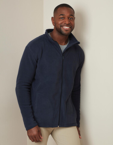Stedman Fleece Jacket, Black Opal, S bedrucken, Art.-Nr. 823051023