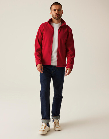 Regatta Micro Full Zip Fleece, Black, S bedrucken, Art.-Nr. 823171013