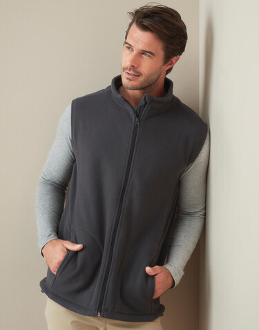 Stedman Fleece Vest, Black Opal, L bedrucken, Art.-Nr. 828051025