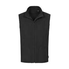 Stedman Fleece Vest, Black Opal, L bedrucken, Art.-Nr. 828051025