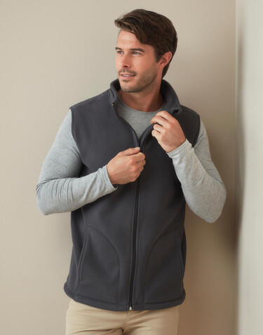 Stedman Fleece Vest, Black Opal, L bedrucken, Art.-Nr. 828051025