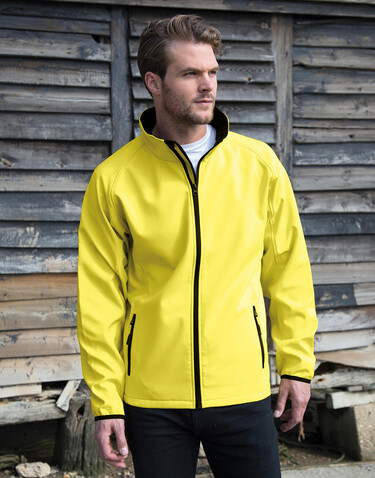Result Printable Softshell Jacket, Charcoal/Black, S bedrucken, Art.-Nr. 828331882