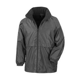 Result Microfleece Lined Jacket, Black, S bedrucken, Art.-Nr. 830331013