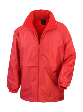 Result Microfleece Lined Jacket, Red, L bedrucken, Art.-Nr. 830334005