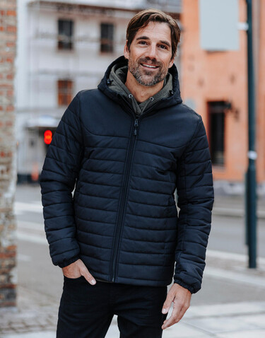 StormTech Men`s Nautilus Quilted Hoody, Navy, M bedrucken, Art.-Nr. 840182003