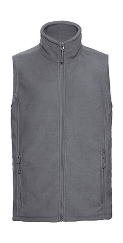 Russell Europe Men`s Gilet Outdoor Fleece, Convoy Grey, XL bedrucken, Art.-Nr. 846001276