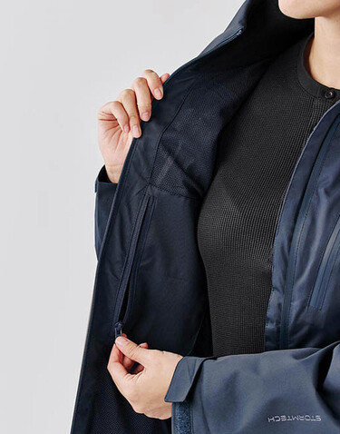 StormTech Women`s Scirocco Lightweight Shell, Navy, 2XL bedrucken, Art.-Nr. 847182007
