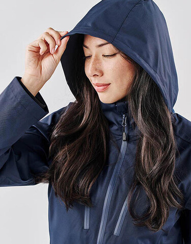 StormTech Women`s Scirocco Lightweight Shell, Navy, 2XL bedrucken, Art.-Nr. 847182007