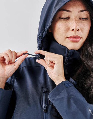 StormTech Women`s Scirocco Lightweight Shell, Navy, XL bedrucken, Art.-Nr. 847182006