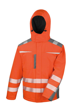 Result Dynamic SoftShell Coat, Fluorescent Orange, 4XL bedrucken, Art.-Nr. 858334059