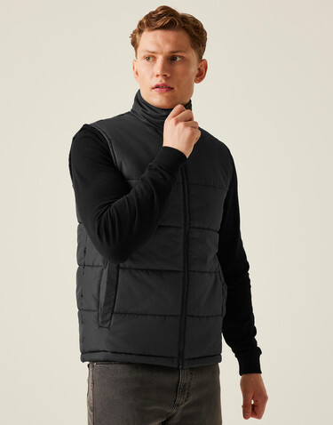 Regatta Access Insulated Bodywarmer, Black/Black, 2XL bedrucken, Art.-Nr. 860171527