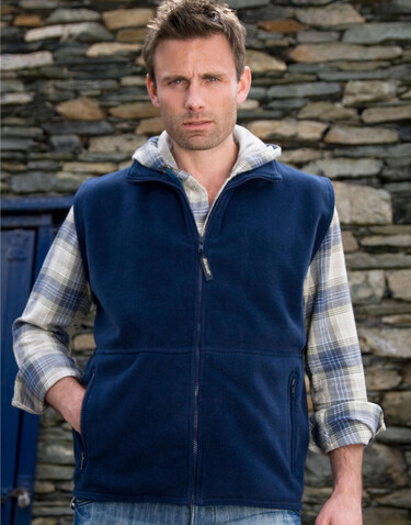 Result Fleece Bodywarmer, Red, XL bedrucken, Art.-Nr. 864334006