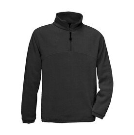 B &amp;amp; C Highlander+ 1/4 Zip Fleece Top, Black, XS bedrucken, Art.-Nr. 865421012